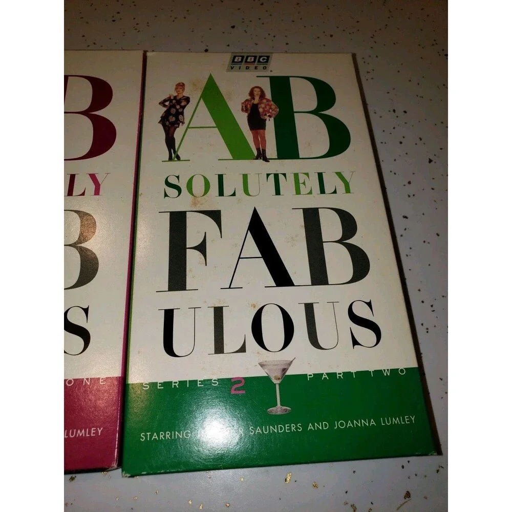 Absolutely Fabulous - Set. 2, Pt. 1 & 2(VHS, 1995) CBS FOX BBC